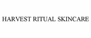 harvest ritual skincare