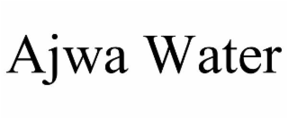 ajwa water
