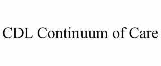 cdl continuum of care