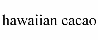hawaiian cacao