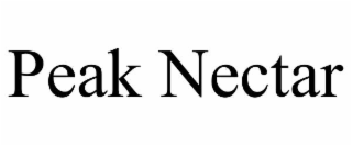 peak nectar