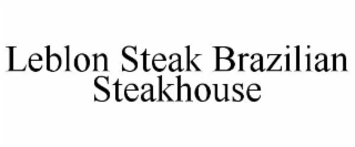 leblon steak brazilian steakhouse