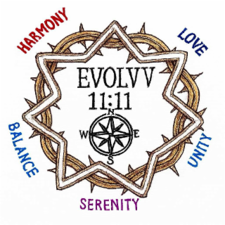 w n e s evolvv 11:11 serenity unity balance love harmony