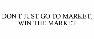 don't just go to market, win the market