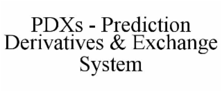 pdxs - prediction derivatives & exchange system
