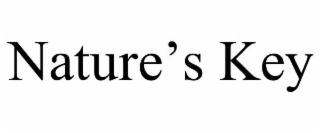 nature’s key