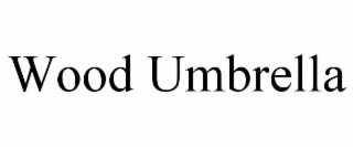 wood umbrella