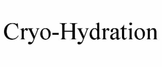 cryo-hydration
