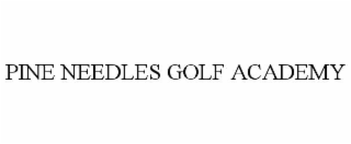 pine needles golf academy