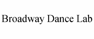 broadway dance lab