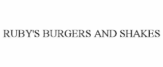ruby's burgers and shakes
