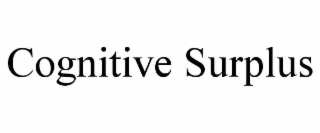 cognitive surplus