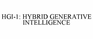 hgi-1: hybrid generative intelligence