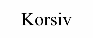 korsiv