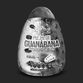 frupack pulpade guanÁbana soursop fruit pulp whole fruit seedless pulpa entera/sin semillas per serving/por porciÓn sat fat grasa sat. 0g 0% total fat grasa total 0g 0% sugars azucares totales 13g sodium sodio 10mg 1% dv calories calorias 60 cal net/neto 