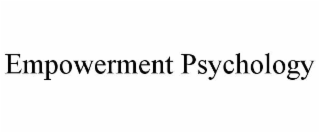 empowerment psychology