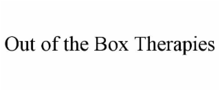 out of the box therapies