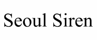 seoul siren