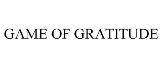 game of gratitude