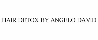 hair detox by angelo david