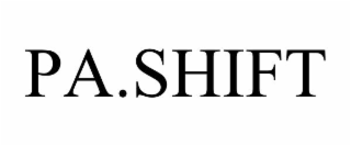 pa.shift