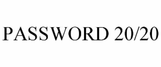 password 20/20