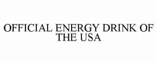 official energy drink of the usa