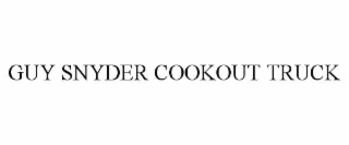 guy snyder cookout truck