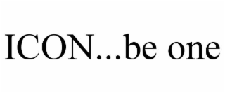 icon...be one