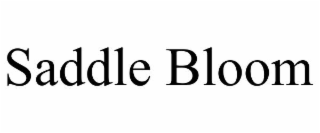 saddle bloom