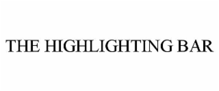 the highlighting bar