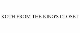 koth from the king's closet
