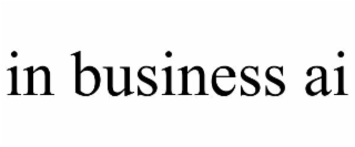 in business ai
