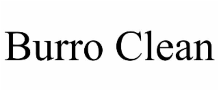 burro clean