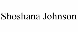 shoshana johnson