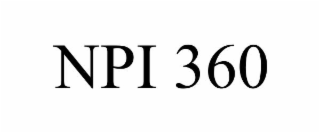 npi 360