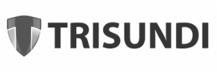 the mark consists of the word “trisundi” in stylized font to the right of a shield design.