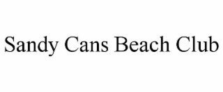 sandy cans beach club
