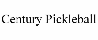 century pickleball