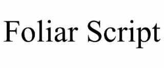 foliar script