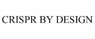 crispr by design