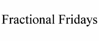 fractional fridays