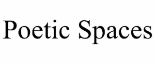 poetic spaces
