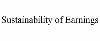 sustainability of earnings
