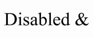 disabled &