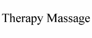 therapy massage