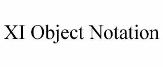 xi object notation