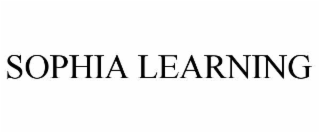 sophia learning