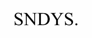 sndys.