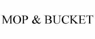 mop & bucket